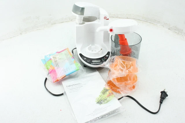 Baby Brezza BRZ00141 Small Baby Food Maker Set Cooker Blender Steam Puree