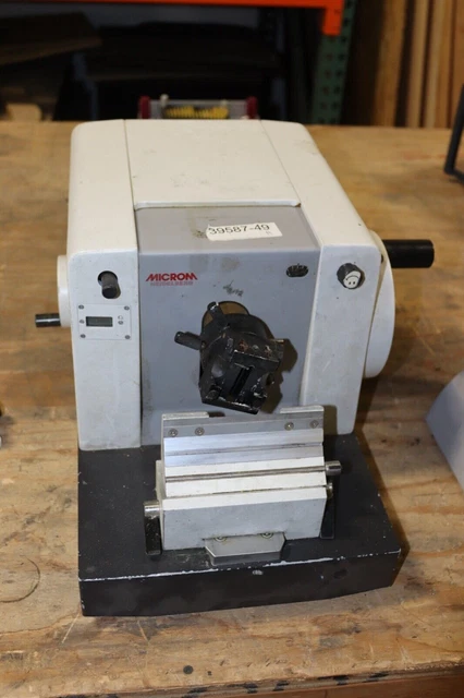 Microm Model HM 330 Rotary Microtome Working Condition See Pictures