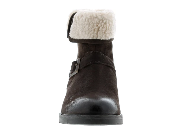 Hush Puppies Femmes Bottines TYLER Cuir Zip Fausse Fourrure Doublure Polaire 3