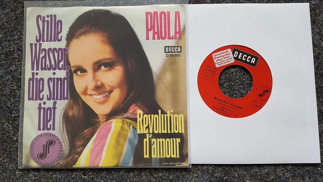 PAOLA DEL MEDICO Stille Wasser, die sind tief 7'' Single EUR 20,98