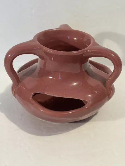 Small Cornelison Bybee Pottery Strawberry Pot Dusty Rose