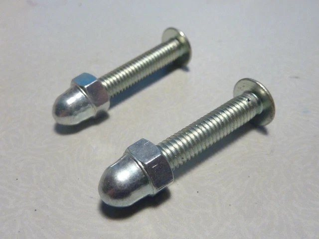 5 écrous Borgnes Anciens Diamètre 6mm - Pour Vélo Vintage, Draisienne Puky - Pour Pièces