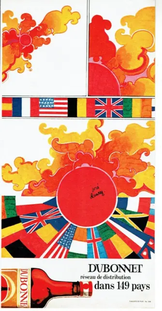 1971 Advertising 0623 Dubonnet Aperitif in 149 Countries