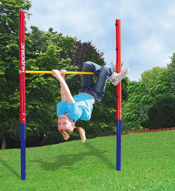 Outdoor Hudora Turnreck Junior Gymnastics Bar Climbing Gym Activity Garden Kids