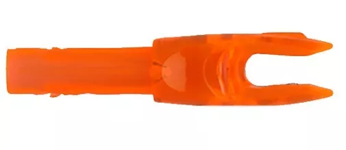 Easton 370322 G 4mm Nock Large Groove Flo Orange 12 Pack