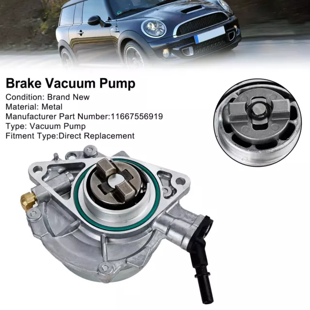 Vakuumpumpe 11667556919 für Mini R55 R56 R57 R58 R59 Cooper S JCW