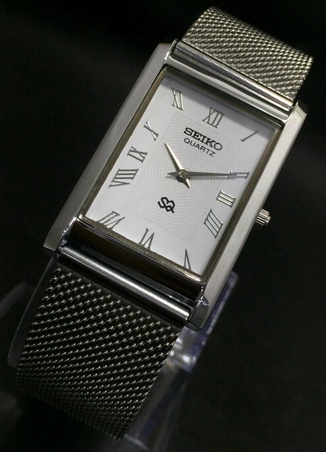 Montre Seiko Vintage 1400-0910 Chiffres Romains - Mouvement Quartz Japon - Neuf Avec étiquettes NOS