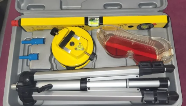 Laser Wasserwaage - Mannesmann -mit Stativ und Originalgebrauchsanweisu