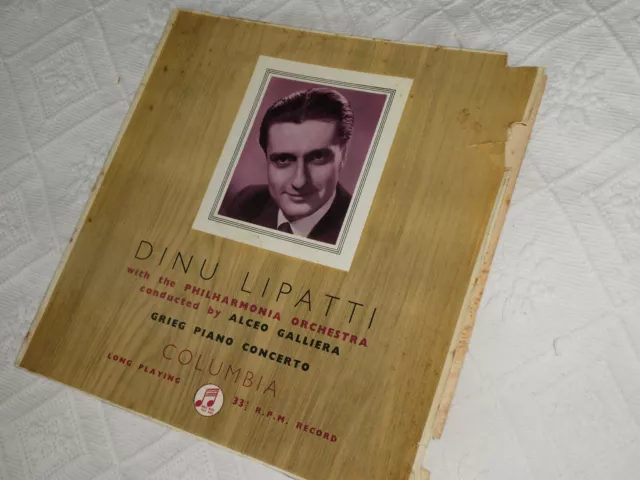 Dinu Lipatti - Grieg Piano Concerto : Alceo Galliera : 33C 1040 : 10" DISC.