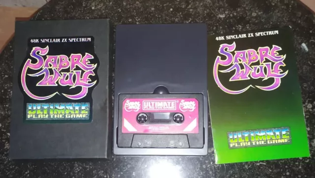 Sinclair ZX Spectrum 48K Cassette Video Game SABRE WULFE