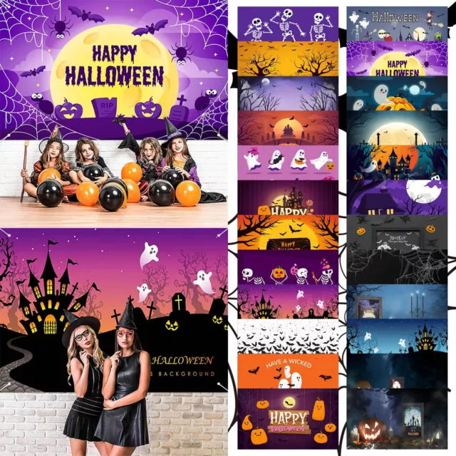 Halloween Party Backdrop Cloth Background Cloth Photography Background Decor