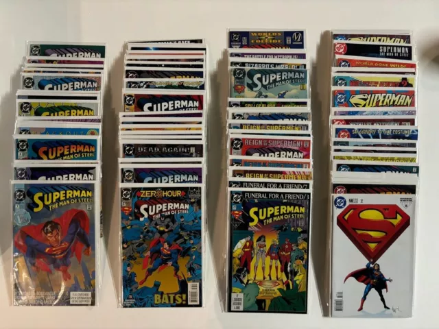 DC Comics - Superman - Man of Steel - '91 to '98 - Choose your issue #1 to 82 NM