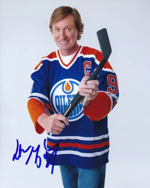 WAYNE GRETZKY signed autographed 8x10 NHL EDMONTON OILERS photo