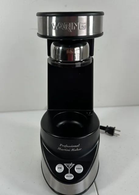 Waring Pro Electric Martini Maker 20oz Cocktail Shaker Model WM007 TESTED