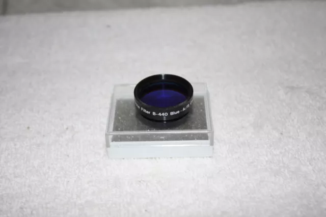 Meade 1.25" Telescope CCD Interference Filter B-440 Blue A/R Coated
