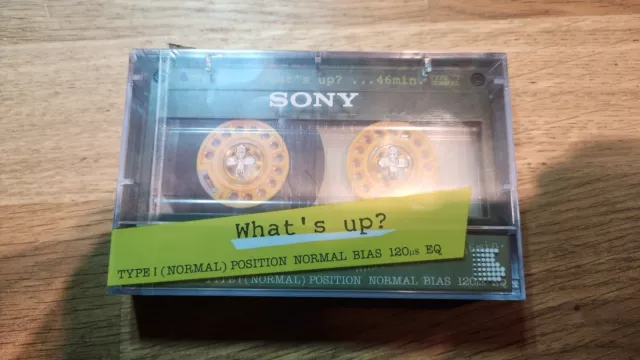 SONY GREEN  rare cassette WTS-46N sealed JDM What´s UP? ES HF-S46