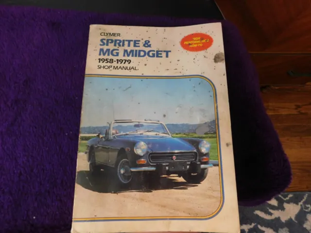 Clymer Sprite & MG Midget 1958-1979 Automotive Repair Shop Manual