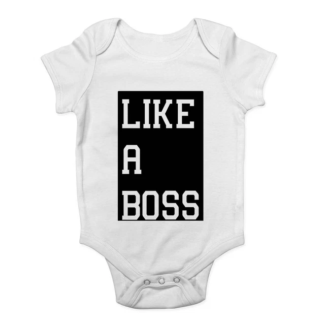 Gilet Like a Boss Baby Grow body Ragazzi Ragazze