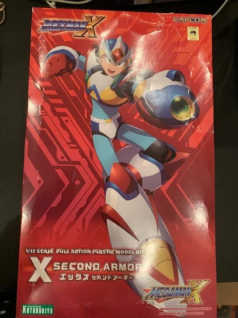 *BOX DAMAGED* Mega Man X2: Megaman X Second Armor 1/12 Scale Plastic Model Kit