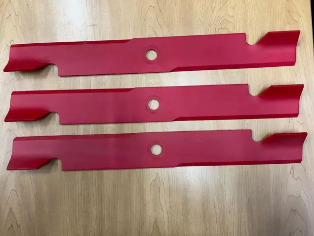 3PK Genuine OEM Exmark 103-6404 Notched Blade for 72” Deck Lazer Z Mowers