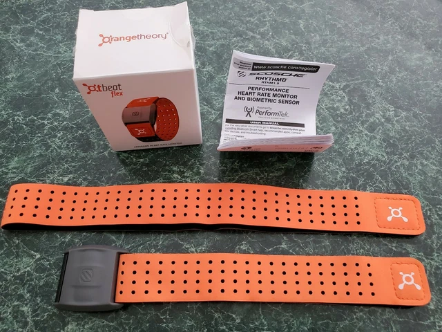 ORANGE THEORY OT Beat Flex Heart Rate Monitor / Armbands LG/XL OTF