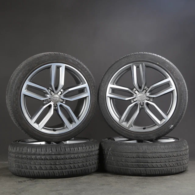 21 INCH SUMMER Wheels Original Audi Q5 SQ5 8R 8R0601025AM S-LINE Rims £ ...