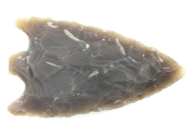 Ancient Rare Battle Hunting Stone Flint Arrowhead Spear Neolithic Bronze Age