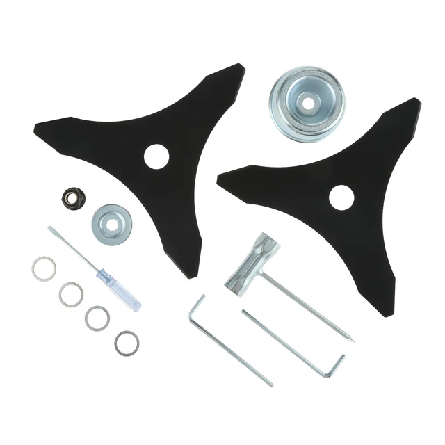 3 TEETH TRIMMER Brushcutter Weed Eater Blades Attachment Kit Parts Fit
