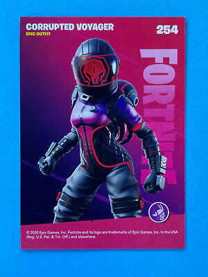 série 2 Trading card Epic #254 Corrupted Voyager Panini 2020 C5 FORTNITE 