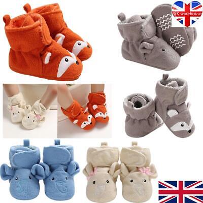 Newborn Baby Boys Girls Pram Shoes Infant Winter Warm Boots Comfortable Booties