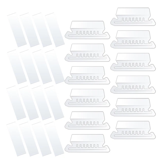 Étiquettes Paniers DHER - 8 Clips PVC - Effaçables - Pour Fruits B 1207902
