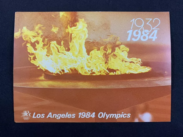 Vintage 1984 Los Angeles Olympics Postcard by Drawing Board Greeting Cards