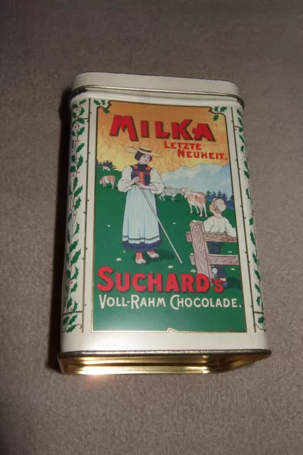 alte Blechdose, Suchard Cacao, No. 287, gut erhalten, leer 3