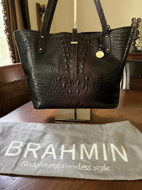 Brahmin All Day Tote-Cocoa Melbourne Nwot Gorgeous ~