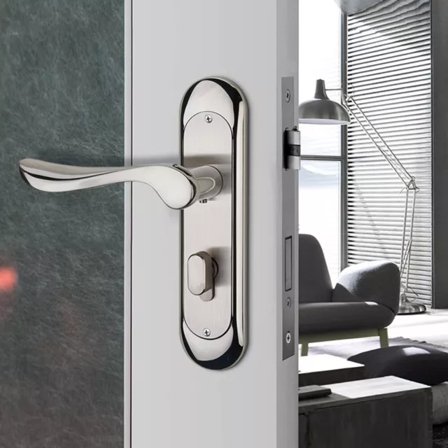 Stainless Steel Knob Handle Universal Security Double Lock of Wooden Indoor Door