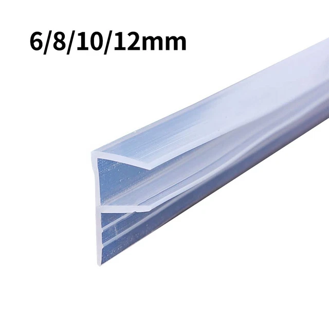 Joint Silicone U 10x13 Mm – Bande D’étanchéité Pour Porte Douche, Vitrage, Isolation – 2 Mètres