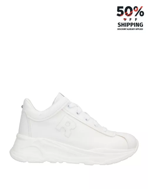 RRP€364 RUCOLINE Sneakers US10 UK7 EU40 White Square Heel