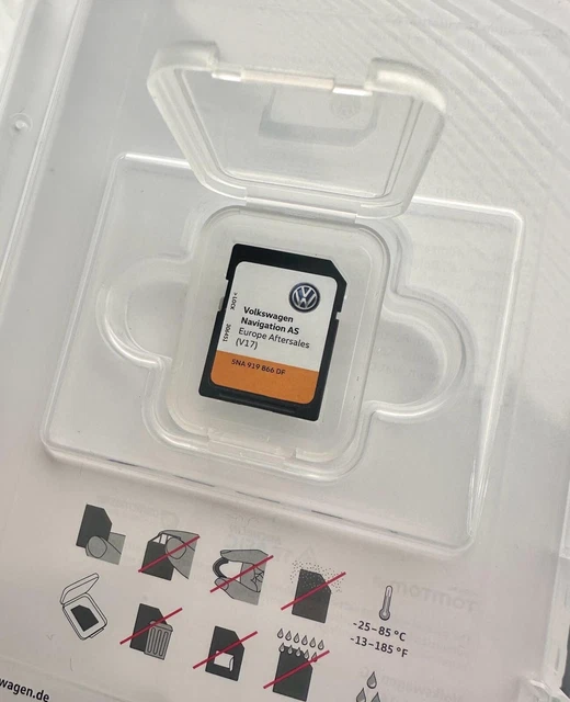 Welche Sd Karte Für Vw Navi Discover Media 2024 ORIGINAL SD Karte OVP VW Navi Discover Media V17 Navigation 32GB