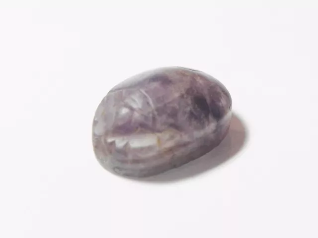 Zurqieh -Q320- Ancient Egypt , Beautiful Amethyst Scarab. 1400 B.c