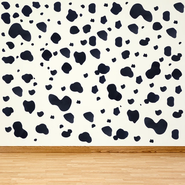 8 hojas pegatinas con estampado de vaca autoadhesivas estampado de vaca pegatinas de pared