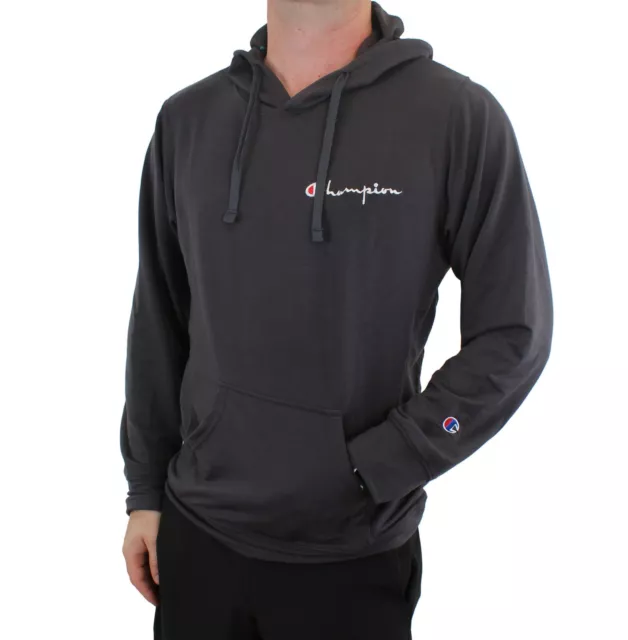 Champion Men's Lightweight Hoodie Stretch Pullover Logo Shirt Athletic Gym Wear