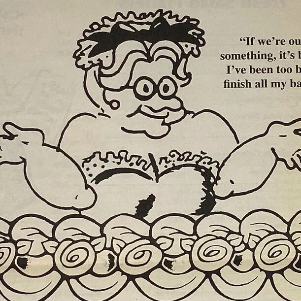 VINTAGE 1982 THE Jewish Mother Inc Menu Newspaper Virginia Beach 40.25