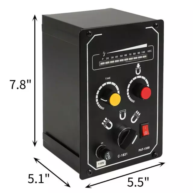 110V 5A Electro Magnetic Chuck Controller Magnetic LED Display PlanerAccessorie