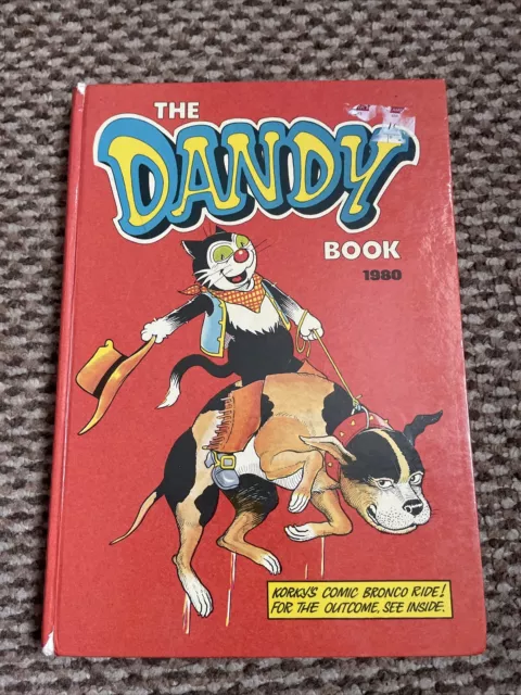 The Dandy Book Annual 1980 Vintage Hardback Comic Book D C Thomson Rare Prop