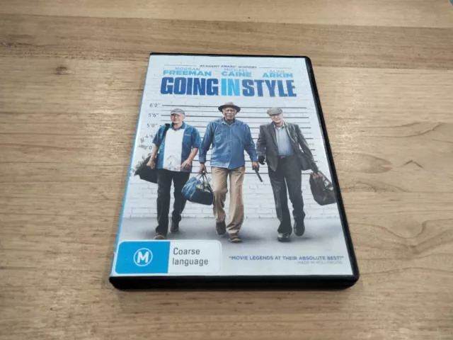 Going In Style - Morgan Freeman Michael Caine Alan Arkin DVD Region 4