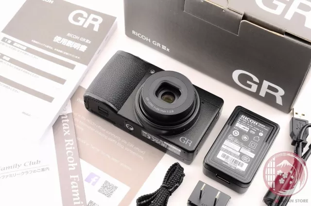 [ 868 shots TOP MINT in Box ] RICOH GR IIIx III X 24.0 MP Compact Digital C640
