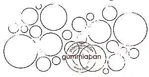 Gummiapan Gummistempel 12020202 - Kreise Muster Hintergrund Muster Kreis Blasen