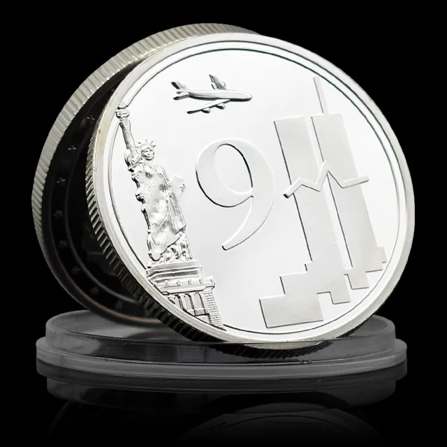 Silver of USA 911 Metal Coin for Collection Commemorative Coins Home Decoration