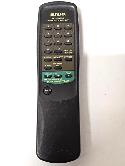 Telecomando Originale Aiwa RC-T511 Per Stereo Hi-Fi Z-D3300M, Z-D3400M - Usato