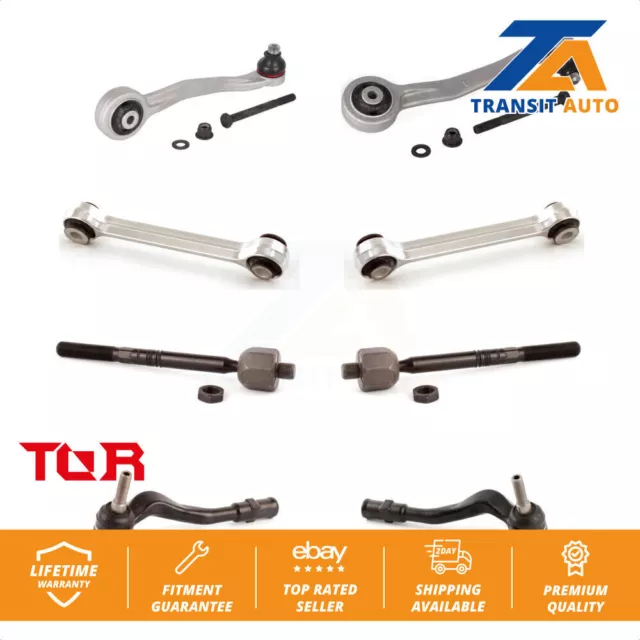 Front Control Arm & Ball Joint Tie Rod End Link Kit (8Pc) For Audi A4 Quattro A5